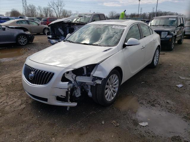 2G4GT5GK7C9133550 - 2012 BUICK REGAL PREMIUM WHITE photo 1