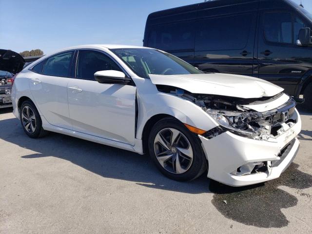 19XFC2F69KE010366 - 2019 HONDA CIVIC LX WHITE photo 4