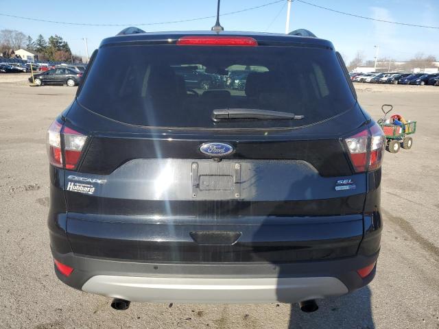 1FMCU9HD6JUB10618 - 2018 FORD ESCAPE SEL BLACK photo 6