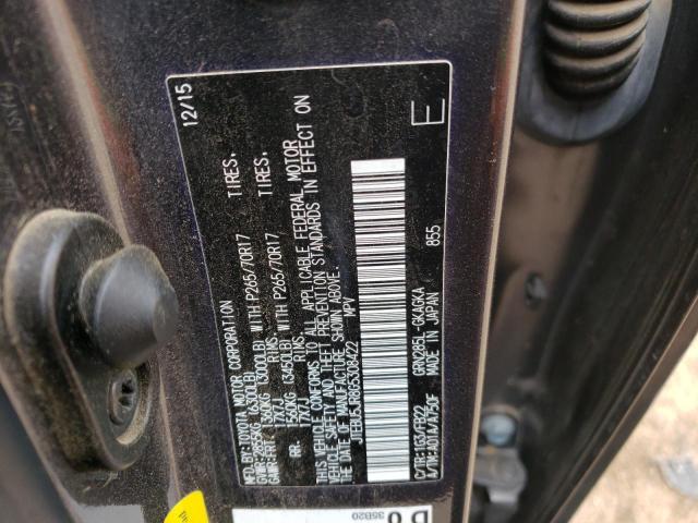 JTEBU5JR8G5308422 - 2016 TOYOTA 4RUNNER SR5/SR5 PREMIUM 石墨色 照片 13