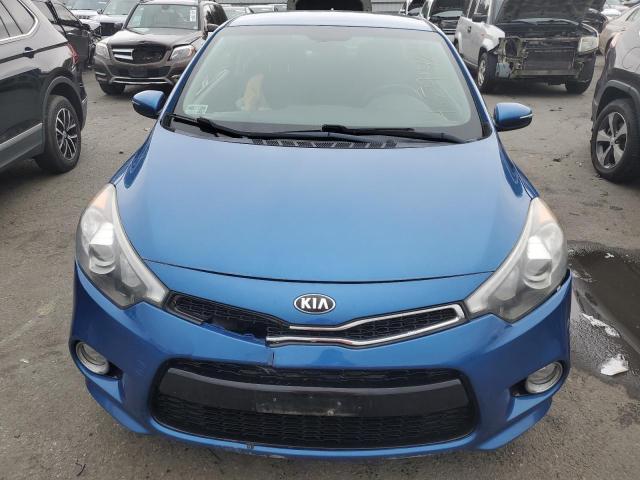 KNAFX6A83E5208443 - 2014 KIA FORTE EX BLUE photo 5