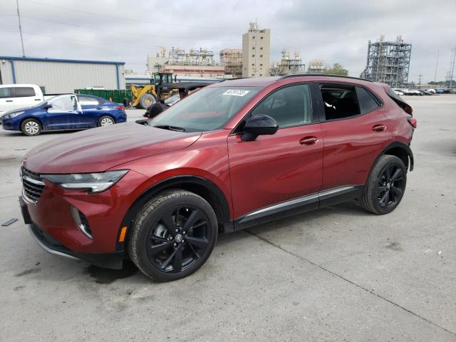 LRBFZMR4XND129004 - 2022 BUICK ENVISION PREFERRED BURGUNDY photo 1