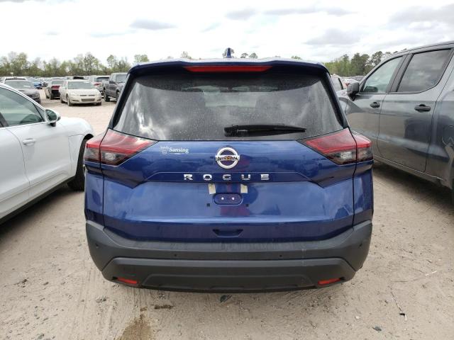 5N1AT3AA0MC826917 - 2021 NISSAN ROGUE S BLUE photo 6