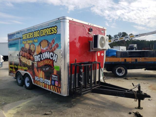 5WKBE1622P1079839 - 2023 TRAIL KING ENCLOSED წითელი ფოტო 1