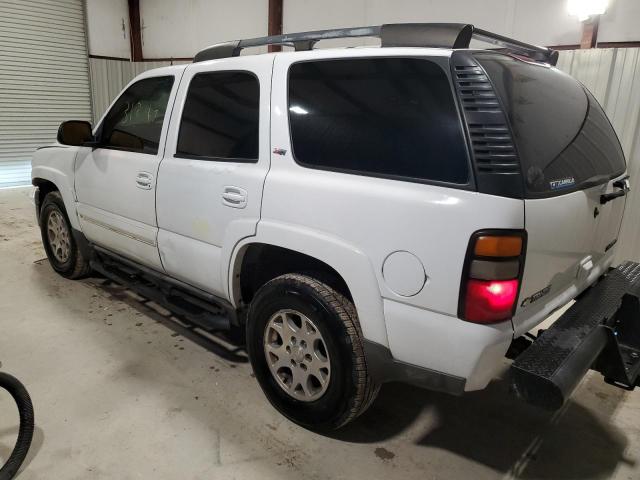 1GNEK13T35R230783 - 2005 CHEVROLET TAHOE K1500 WHITE photo 2