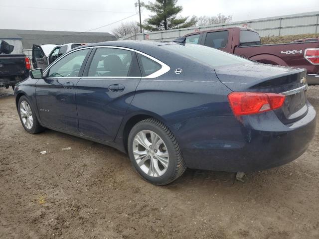 2G1115SLXF9157841 - 2015 CHEVROLET IMPALA LT BLUE photo 2