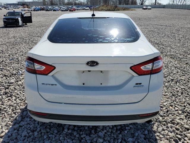 1FA6P0HD4F5109723 - 2015 FORD FUSION SE WHITE photo 6