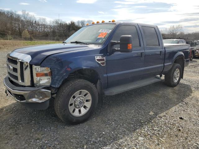 1FTWW31R38EC40780 - 2008 FORD F350 SRW SUPER DUTY BLUE photo 1