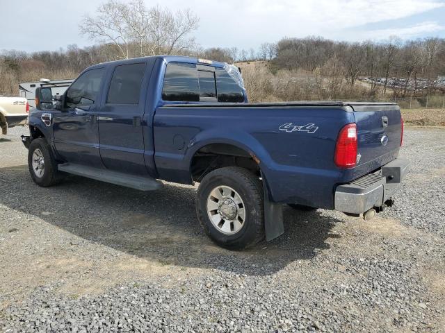 1FTWW31R38EC40780 - 2008 FORD F350 SRW SUPER DUTY BLUE photo 2