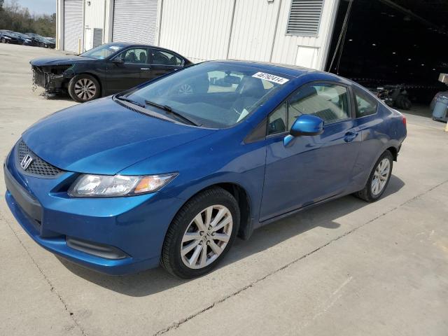 2HGFG3B88CH538537 - 2012 HONDA CIVIC EX BLUE photo 1