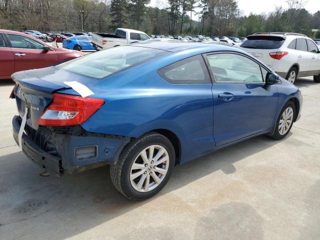 2HGFG3B88CH538537 - 2012 HONDA CIVIC EX BLUE photo 3