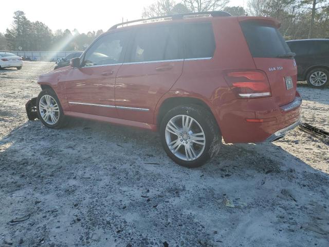 WDCGG5HB7DF984886 - 2013 MERCEDES-BENZ GLK 350 RED photo 2