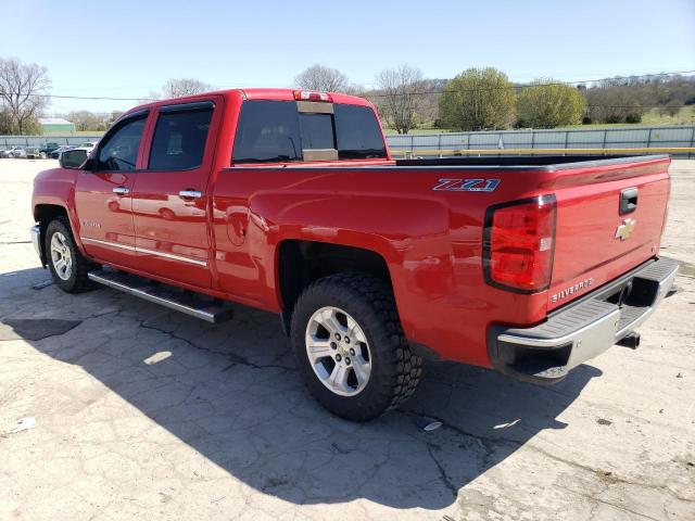 3GCUKSECXEG141588 - 2014 CHEVROLET SILVERADO K1500 LTZ RED photo 2