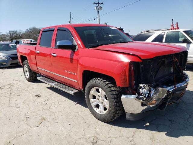 3GCUKSECXEG141588 - 2014 CHEVROLET SILVERADO K1500 LTZ RED photo 4