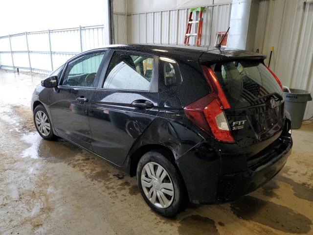 JHMGK5H51HS011562 - 2017 HONDA FIT LX BLACK photo 2