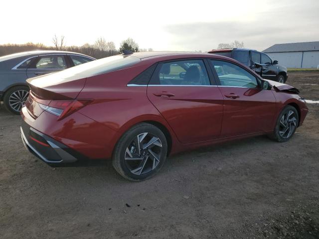 KMHLP4DG5RU649639 - 2024 HYUNDAI ELANTRA LIMITED RED photo 3