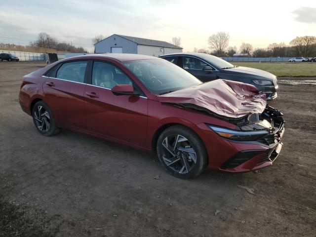 KMHLP4DG5RU649639 - 2024 HYUNDAI ELANTRA LIMITED RED photo 4