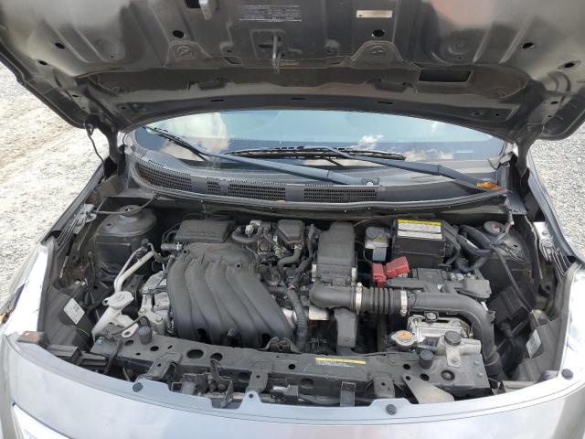 3N1CN7AP8KL824694 - 2019 NISSAN VERSA S GRAY photo 11