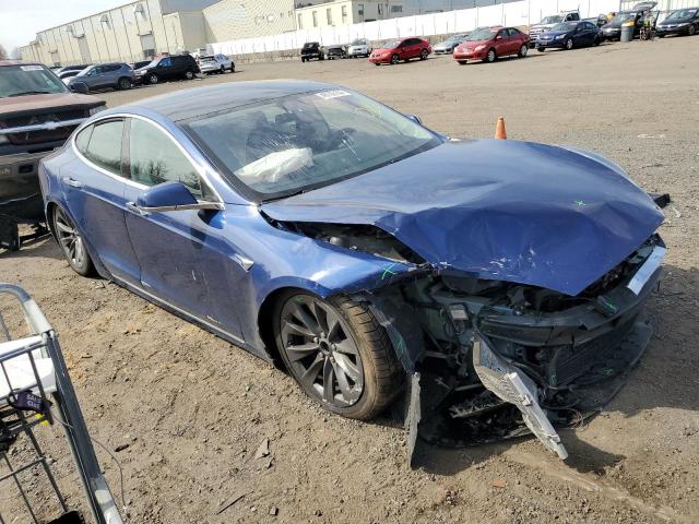 5YJSA1E19GF175257 - 2016 TESLA MODEL S BLUE photo 4