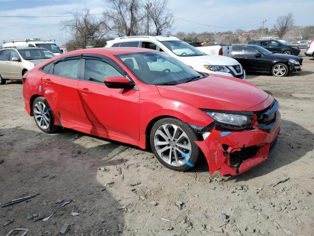 2HGFC2F58HH503042 - 2017 HONDA CIVIC LX RED photo 4