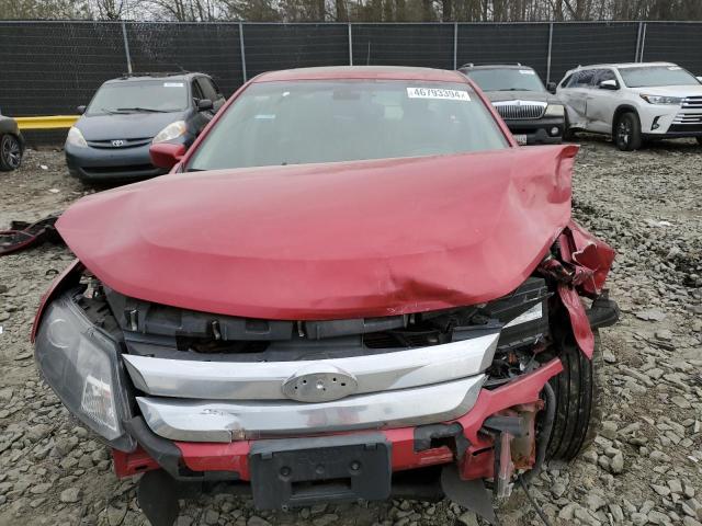 3FADP0L31CR222558 - 2012 FORD FUSION HYBRID RED photo 5