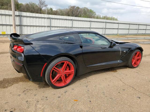 1G1YF2D76E5126712 - 2014 CHEVROLET CORVETTE STINGRAY 3LT BLACK photo 3