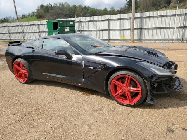 1G1YF2D76E5126712 - 2014 CHEVROLET CORVETTE STINGRAY 3LT BLACK photo 4