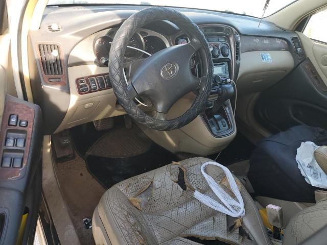 JTEGF21A510003750 - 2001 TOYOTA HIGHLANDER WHITE photo 8