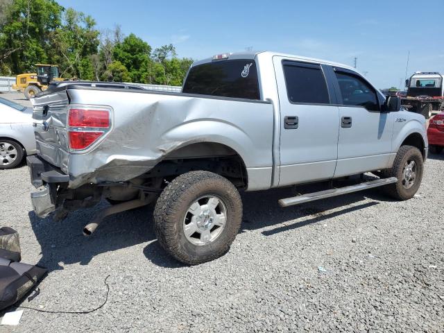 1FTFW1EF4DKF20868 - 2013 FORD F150 SUPERCREW SILVER photo 3