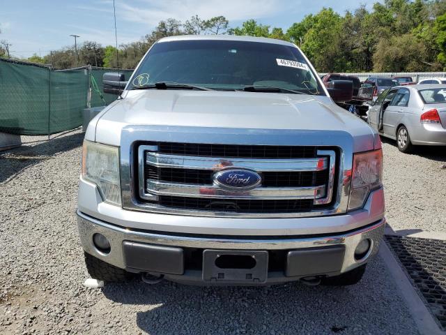 1FTFW1EF4DKF20868 - 2013 FORD F150 SUPERCREW SILVER photo 5