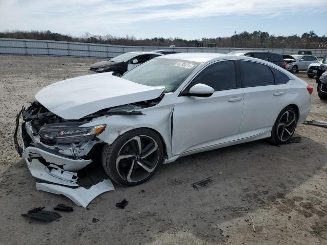 1HGCV1F30LA136652 - 2020 HONDA ACCORD SPORT WHITE photo 1