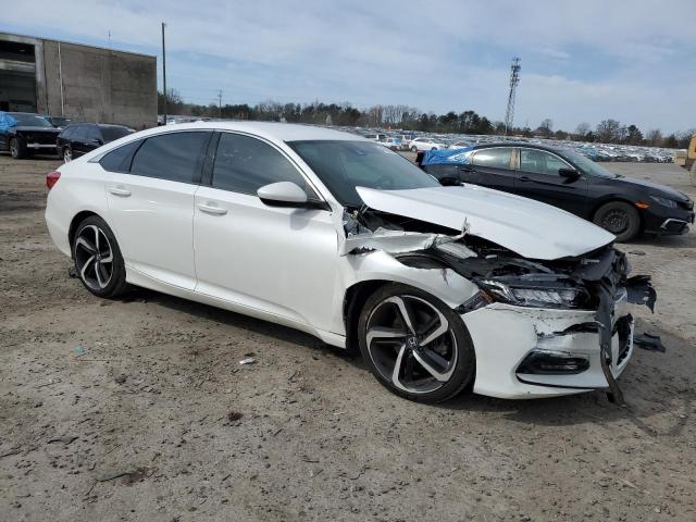 1HGCV1F30LA136652 - 2020 HONDA ACCORD SPORT WHITE photo 4