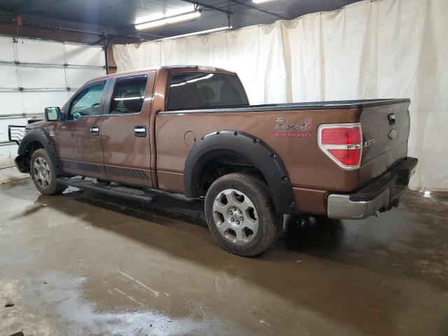 1FTFW1EF0BFB48953 - 2011 FORD F150 SUPERCREW BROWN photo 2