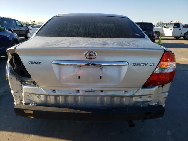 4T1BE32K24U789269 - 2004 TOYOTA CAMRY LE SILVER photo 6