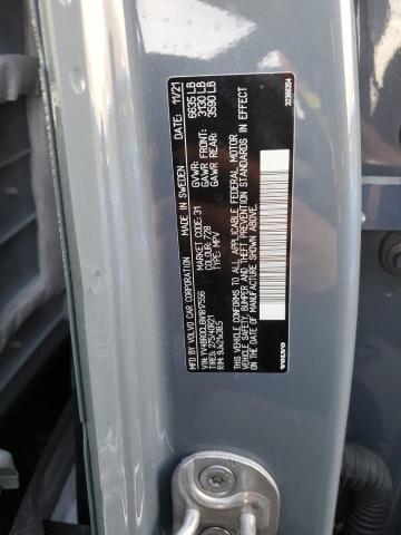 YV4BR0CL6N1817556 - 2022 VOLVO XC90 T8 RECHARGE INSCRIPTION GRAY photo 13