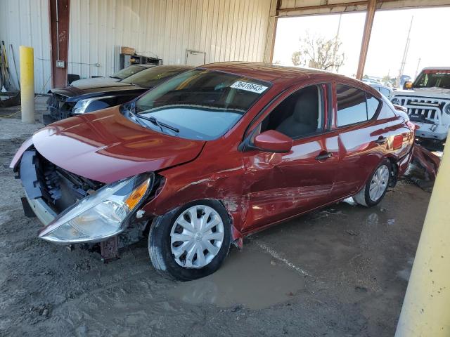 3N1CN7APXGL858353 - 2016 NISSAN VERSA S RED photo 1