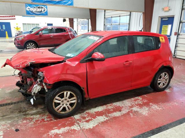 1G1JB6SH7C4116631 - 2012 CHEVROLET SONIC LS RED photo 1