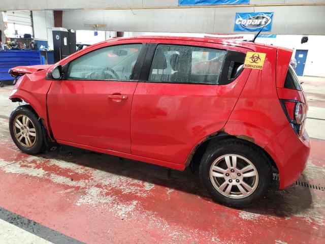 1G1JB6SH7C4116631 - 2012 CHEVROLET SONIC LS RED photo 2