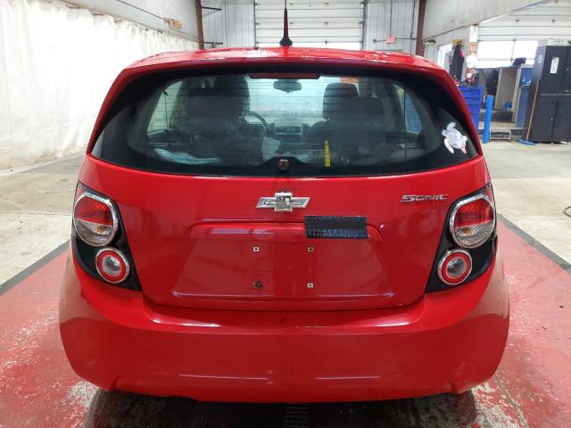 1G1JB6SH7C4116631 - 2012 CHEVROLET SONIC LS RED photo 6