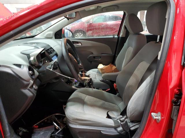 1G1JB6SH7C4116631 - 2012 CHEVROLET SONIC LS RED photo 7