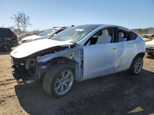 7SAYGAEE8NF559588 - 2022 TESLA MODEL Y WHITE photo 1