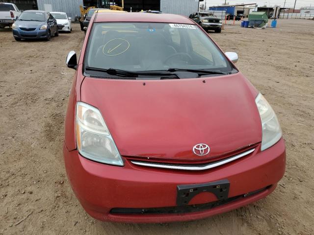 JTDKB20U987749836 - 2008 TOYOTA PRIUS RED photo 5