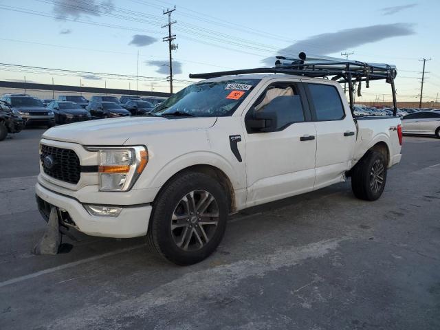 1FTEW1CPXMFB54673 - 2021 FORD F150 SUPERCREW WHITE photo 1
