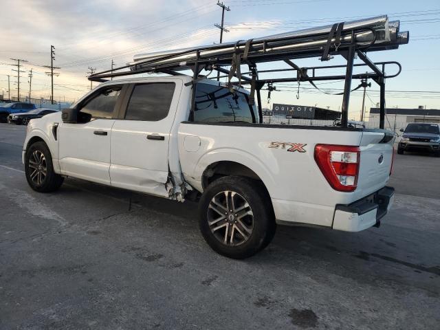 1FTEW1CPXMFB54673 - 2021 FORD F150 SUPERCREW WHITE photo 2