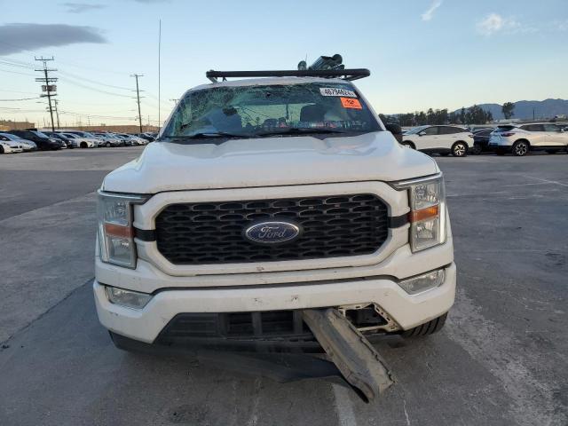 1FTEW1CPXMFB54673 - 2021 FORD F150 SUPERCREW WHITE photo 5