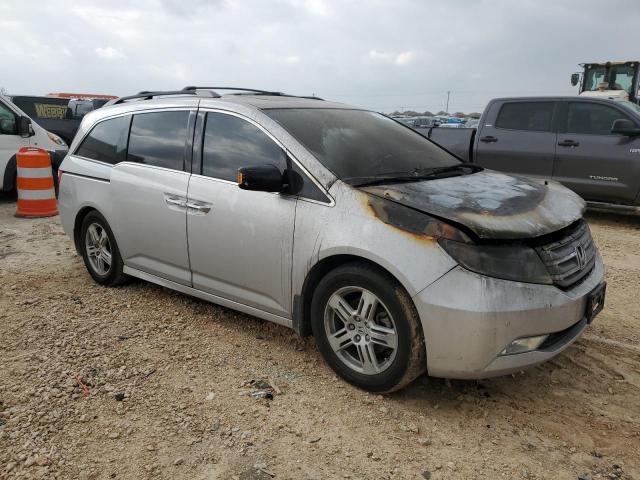 5FNRL5H99DB017269 - 2013 HONDA ODYSSEY TOURING SILVER photo 4