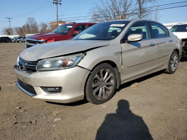 1HGCR2F53EA047933 - 2014 HONDA ACCORD SPORT GOLD photo 1