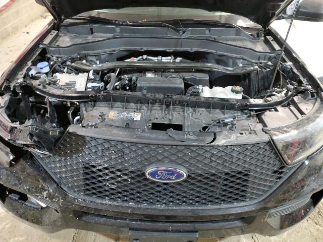 1FM5K8AB1NGB46304 - 2022 FORD EXPLORER POLICE INTERCEPTOR შავი ფოტო 11