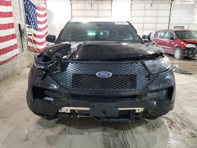 1FM5K8AB1NGB46304 - 2022 FORD EXPLORER POLICE INTERCEPTOR შავი ფოტო 5