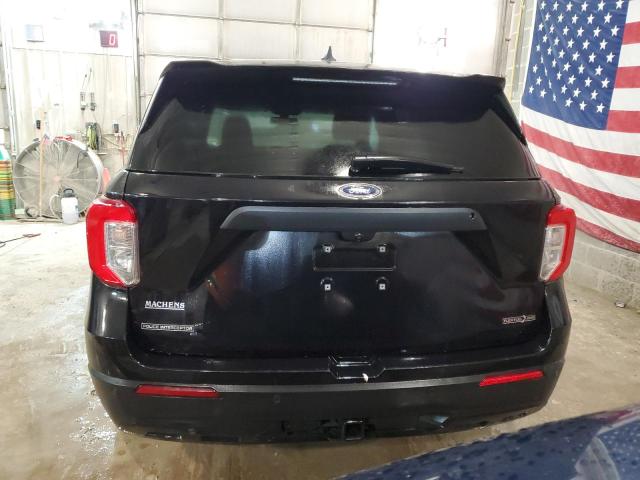 1FM5K8AB1NGB46304 - 2022 FORD EXPLORER POLICE INTERCEPTOR შავი ფოტო 6